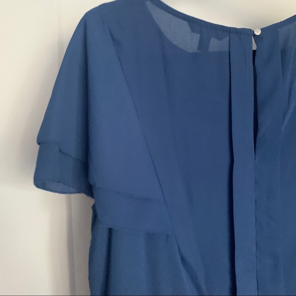 Banana Republic Blue Pleated Top - Picture 8 of 9